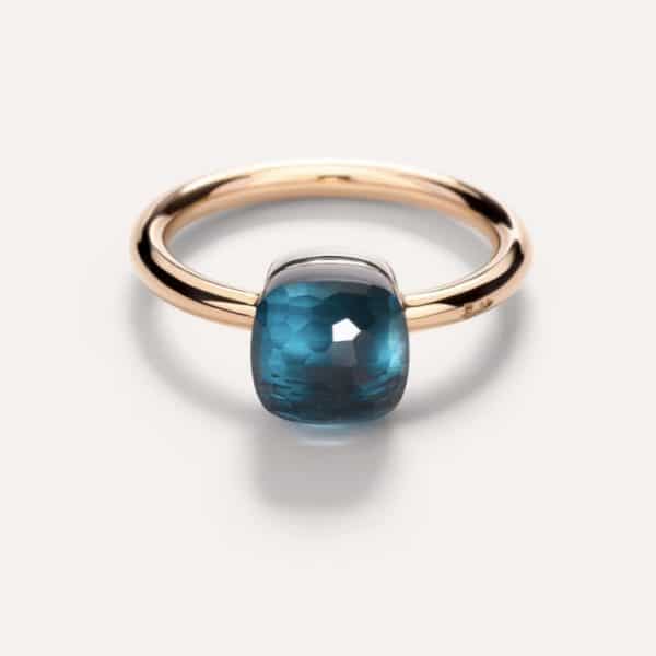 Bague Pomellato Nudo Topaze Blue London classic