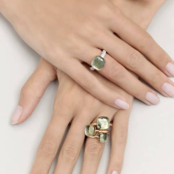 Bague Pomellato Nudo Prasiolite Maxi